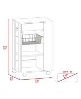 Fm Furniture Shelton Kitchen Cart