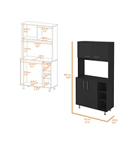 Fm Furniture Colorado Pantry Cabinet