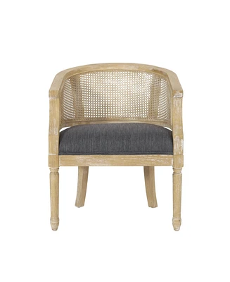 Simplie Fun French Country Cane-Webbed Accent Chair