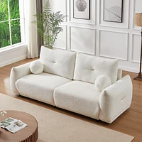 Lambswool 2-Seater Sofa with Cushions