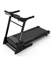 3.5HP Foldable Treadmill with Bluetooth, Shock Absorption, and App