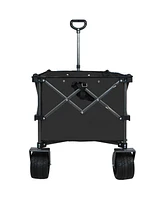 Streamdale Furniture Collapsible Folding Wagon: Large Capacity, Removable Fabric, Compact Size