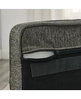 Elevated Dog Sofa Bed for Medium & Large Dogs, Dark Grey