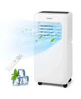 Costway 8000 Btu Portable Air Conditioner 3 in 1 Air Cooler with Fan & Dehumidifier 5000 Btu(8000BTU Ashrae)