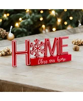 Slickblue Bless This Home Tabletop Sentiment Sign 12.5"l