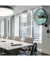Slickblue 20 Inch Wall Mount Fan with 3 Fan Speeds and Adjustable Tilt Head-Black