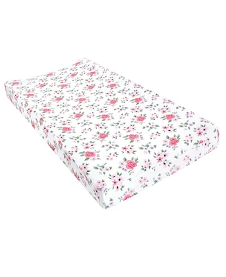 Hudson Baby Infant Girl Changing Pad Cover