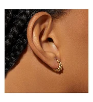 Ana Luisa Twisted Hoop Earrings - Paris Mini