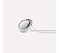 Ana Luisa - Silver Pendant Necklace - Pebble Silver