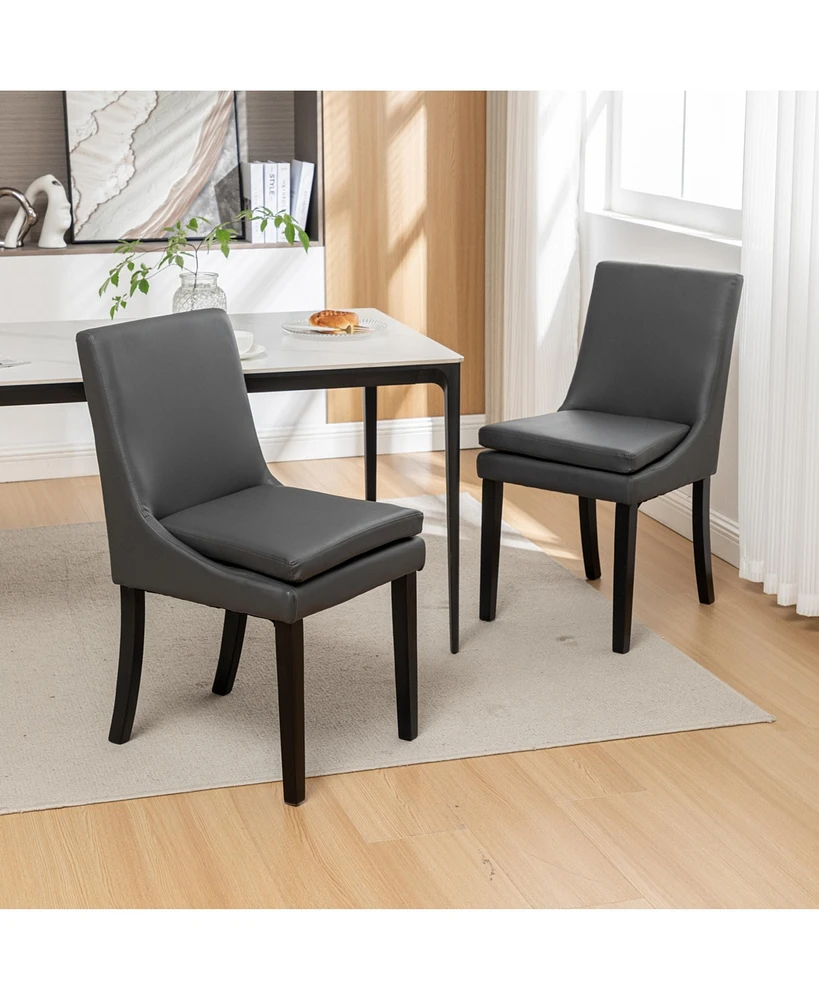 Simplie Fun Premium Upholstered Dining Chairs (Set of 2)