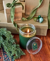 Aromatique The Smell of Tree Textured Glass Candle with Lid, 15oz