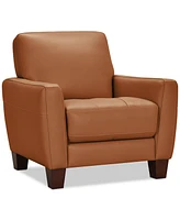 Galligher 36" Leather Chair, Created for Macy's