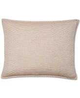 Oake Airy Gauze Stripe Sham, King, Exclusively at Macy's