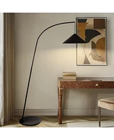 Brightech Devin 66" Modern Led Arc Floor Lamp with Weighted Base