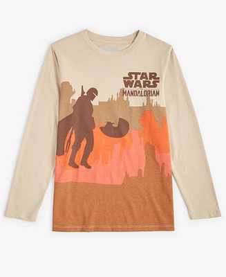 Epic Threads Little & Big Boys Star Wars The Mandalorian Printed Long-Sleeve T-Shirt, Created for MAcy's