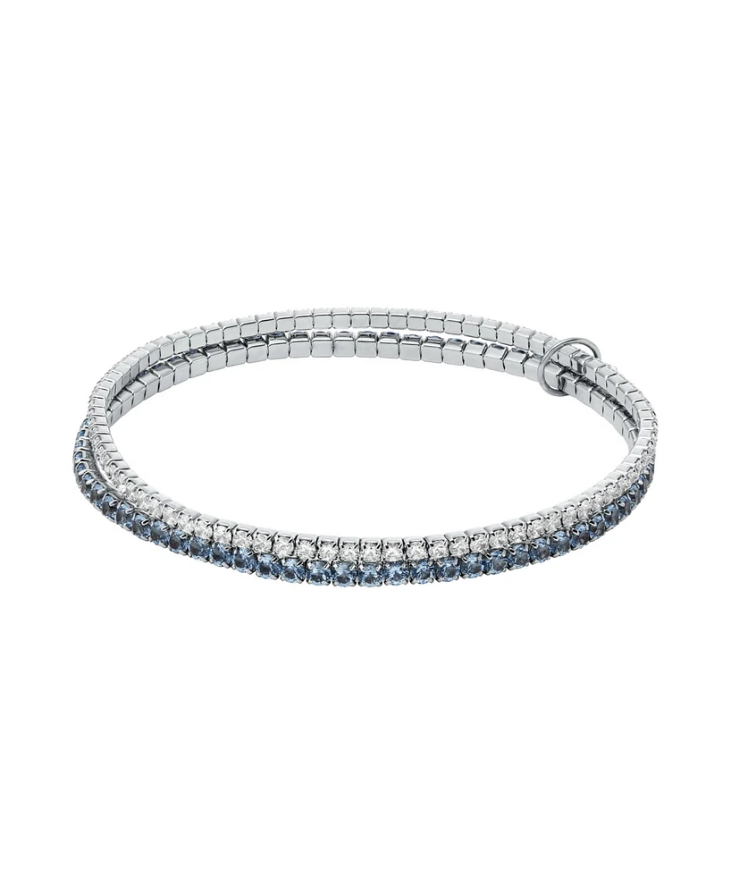 Michael Kors Platinum-Plated Brass Double Bracelet Set