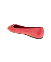 BCBGeneration Women's Hartly Square Toe Bow Ballet Flats