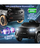 12V Kids Ride On Car with Remote Control Lockable Doors Slow Start System and Led Lights