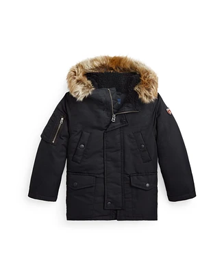 Polo Ralph Lauren Toddler and Little Boys Artificial-fur-Trim Down Parka Jacket