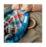 Kanga Care Baby Boys Reversible Teething Blanket Lovey