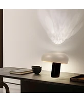 Brightech Kingpin 10" Modern Led Table Lamp with Marble Base