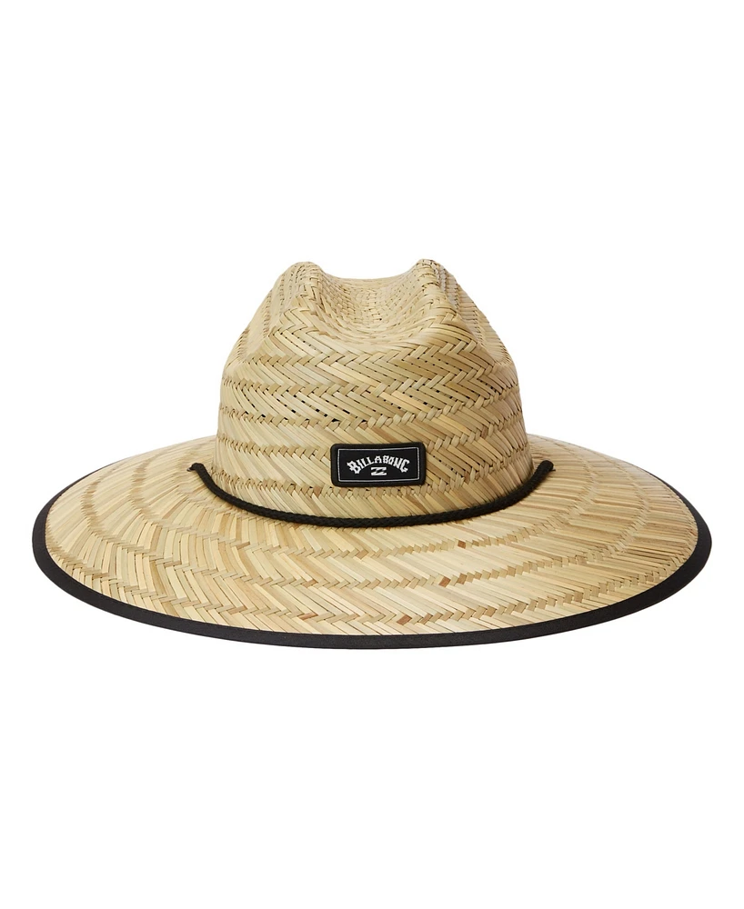 Billabong Men's Natural Tides Print Logo Straw Hat