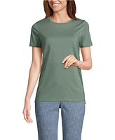 Lands' End Women's Petite Relaxed Supima Cotton Crew Neck T-Shirt