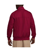 Nike Men's Red Usmnt Woven Bomber Full-Zip Jacket