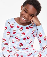 Family Pajamas Little & Big Kids Santa Toss Cotton Snug-Fit Matching Christmas Set, Created for Macy's