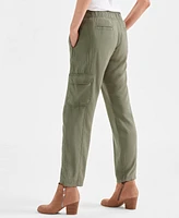 Style & Co Petite Straight-Leg Cargo Ankle Pants, Created for Macy's