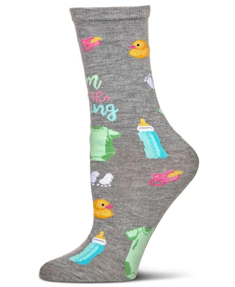 Mama In the Making Greeting Card Socks