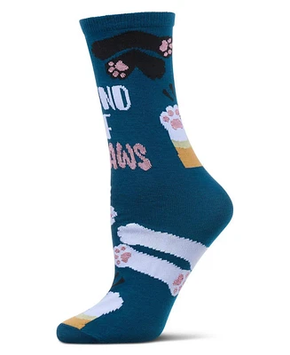 Round Of Appaws Greeting Card Crew Socks
