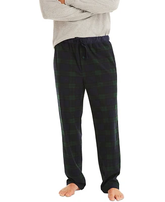 Nautica Men's Classic-Fit Plaid Fleece Pajama Pants