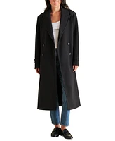 Steve Madden Women's Prince Double-Breasted Trench Coat