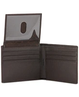 Perry Ellis Portfolio Men's Faux-Leather Trifold Passcase Wallet