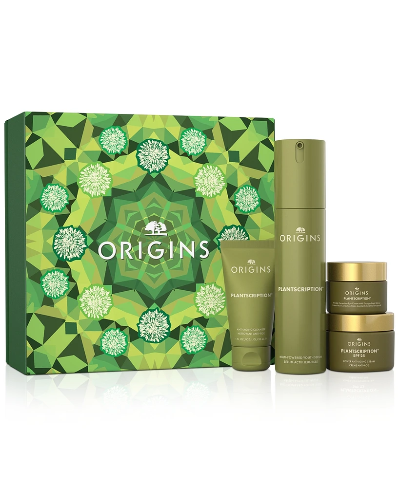 Origins 4-Pc. Plantscription Essentials Skincare Gift Set