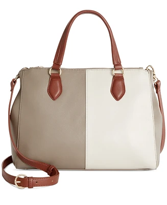 On 34th Robbinn Colorblock Medium Satchel Crossbody, Created for Macy's