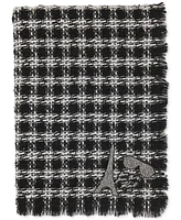 Karl Lagerfeld Paris Women's Tweed Blanket Scarf