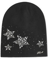 Karl Lagerfeld Paris Women's Sparkle Stars Beanie