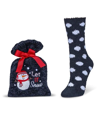 Women's Let It Snow Cozy Sock & Gift Set