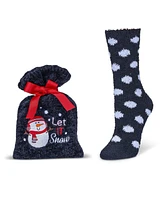 Women's Let It Snow Cozy Sock & Gift Set