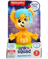 Fisher-Price Link Squad Opposites Fox Baby Learning Toy with Music Lights - Multi