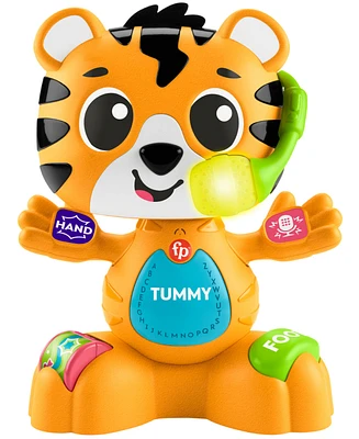 Fisher-Price Link Squad Bop Groove Tiger Baby Learning Toy with Music Lights - Multi