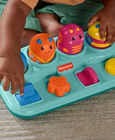 Fisher-Price Boppin' Activity Bugs Fine Motor Pop-Up Toy for Babies 9 Months Older - Multi