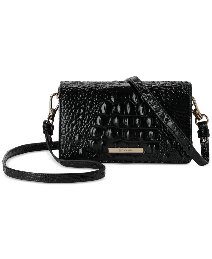 Brahmin Minuette Melbourne Mini Leather Crossbody Bag