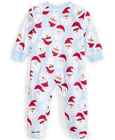 Holiday Lane Infant Santa Cotton Matching Family Pajamas Onesie, Created for Macy's