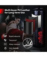 Vebreda 5 Pieces 40Lbs Filled Punching Boxing Set with Jump Rope and Gloves