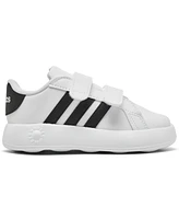 Adidas Toddler Kids' Grand Court 2.0 Fastening Strap Casual Sneakers from Finish Line