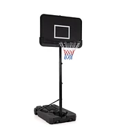 Slickblue Adjustable Portable Basketball Hoop - Versatile, Durable, Ideal for Home and Outdoor Play