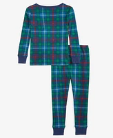 Family Pajamas Baby & Toddler 2-Pc. Cotton Snug-Fit Plaid Holiday Set, Created for Macy's